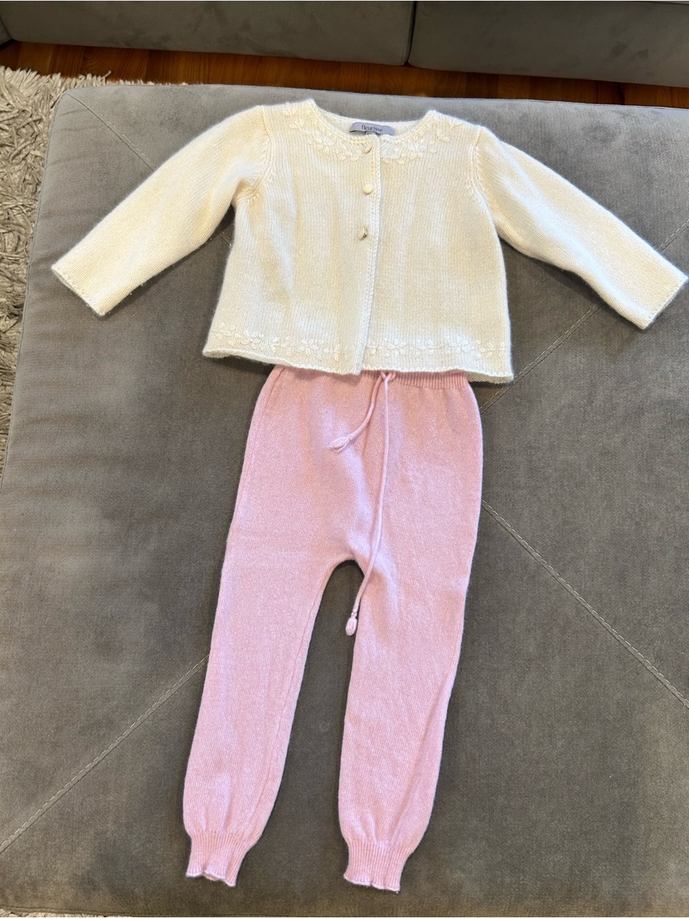 Fleurisse Kids Cardigan and Legging Set, Bodysuit 18-24 Months